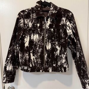 Zara Brown and White Jacket